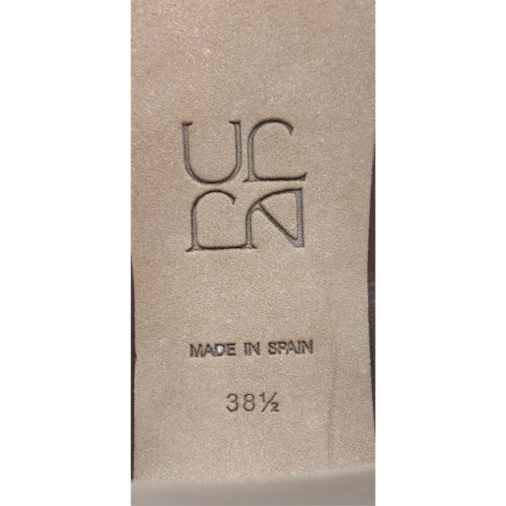 ULLA JOHNSON Sofia 70mm interwoven leather sandals NWB Size in Rust/Copper NWB S - Picture 6 of 9